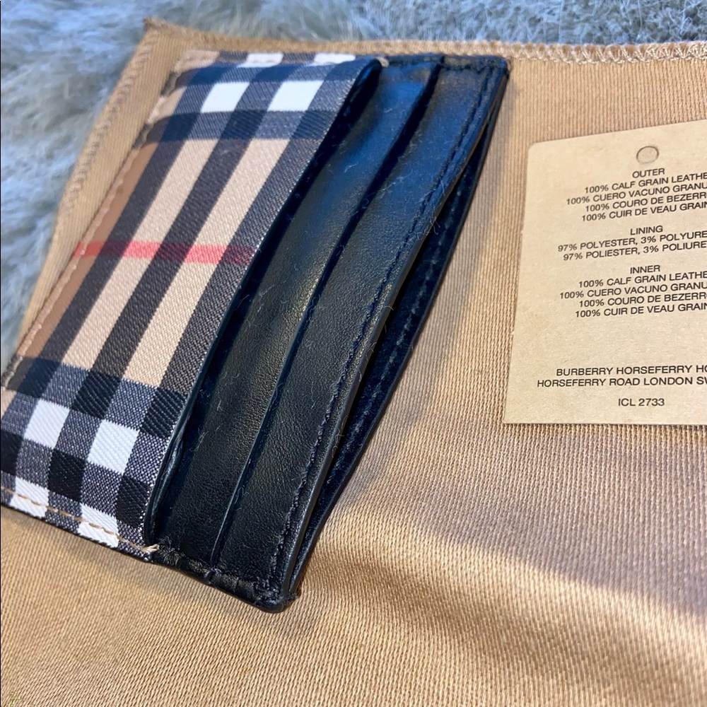 Burberry Vintage Check E-Canvas Wallet